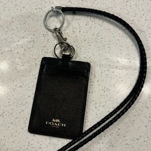 Used Coach ID lanyard